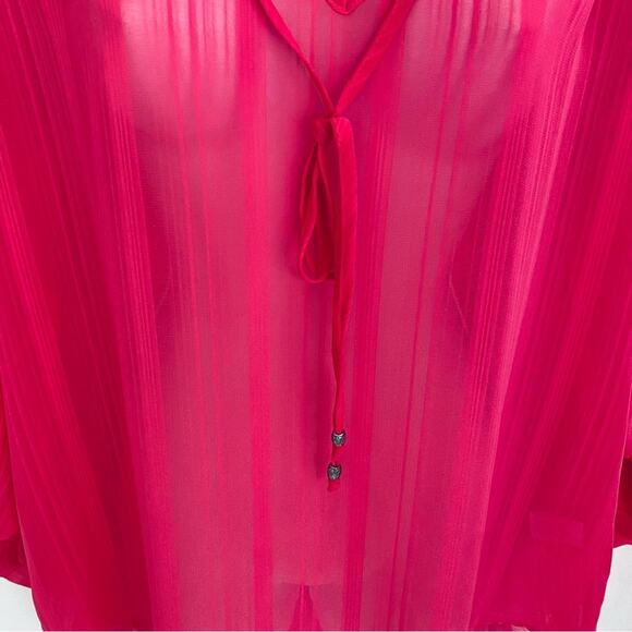 NWT Black Rainn Sheer Top Size Large - Picture 3 of 10